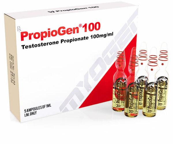 propiogen-100-testosterone-propionate-main-600x502 PropioGen 100 – 100mg/ml – 5 amps of 1ml - Image 1