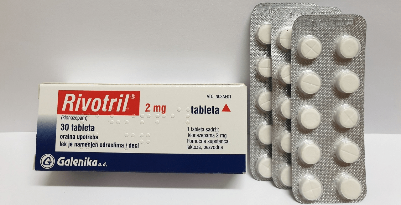 RIVOTRIL-CLONAZEPAM-2MG-30-TABLETS (3) Rivotril (Clonazepam) 2mg by Galenika x 500 Blistered Tablets (Shipped from USA to USA) - Image 1